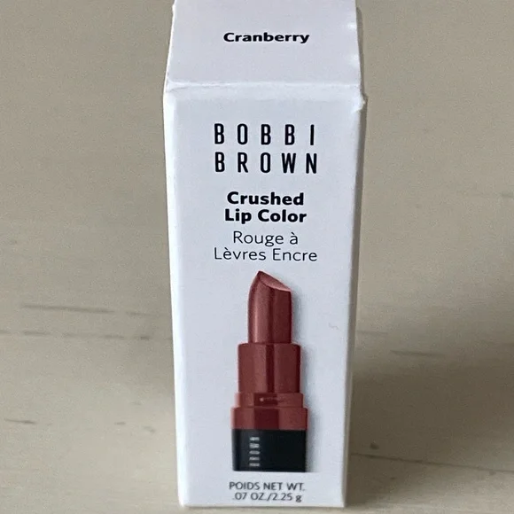 NWT BOBBI BROWN MINI CRUSHED LIP COLOR- CRANBERRY - Picture 3 of 4